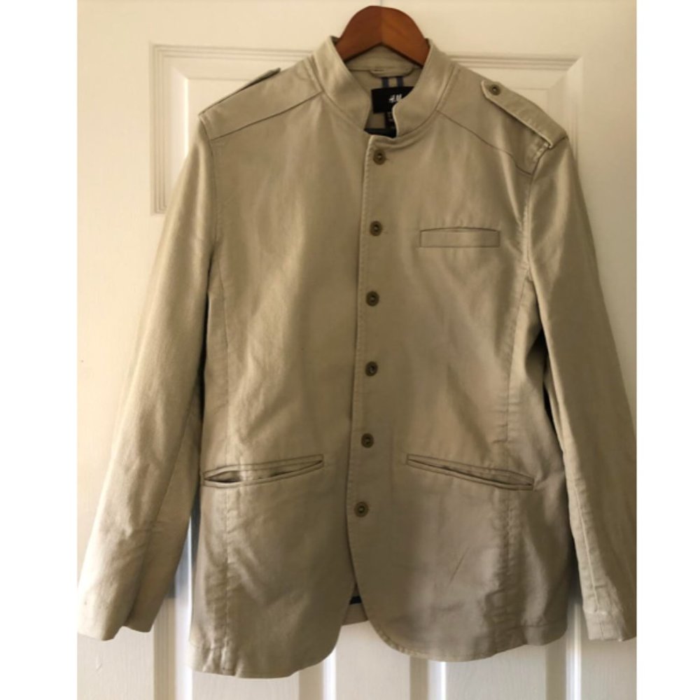 Men's Khaki Cotton Jacket